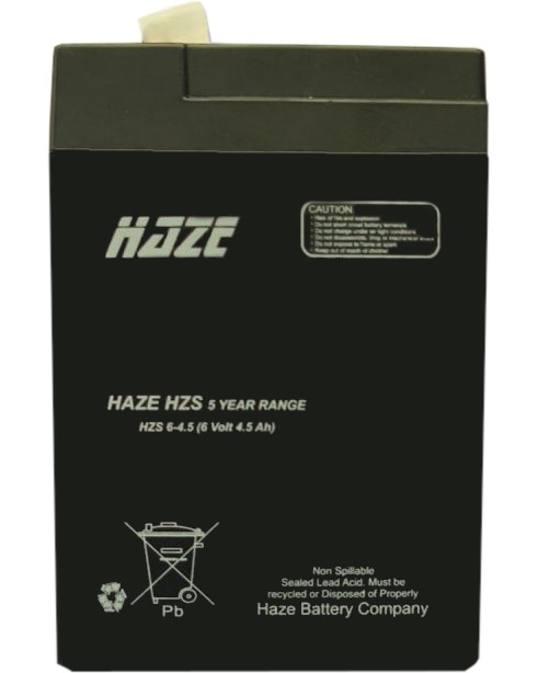 HZS6-4.5 6V / 4.5 Ah - -    70 / 47 / 101 mm - 